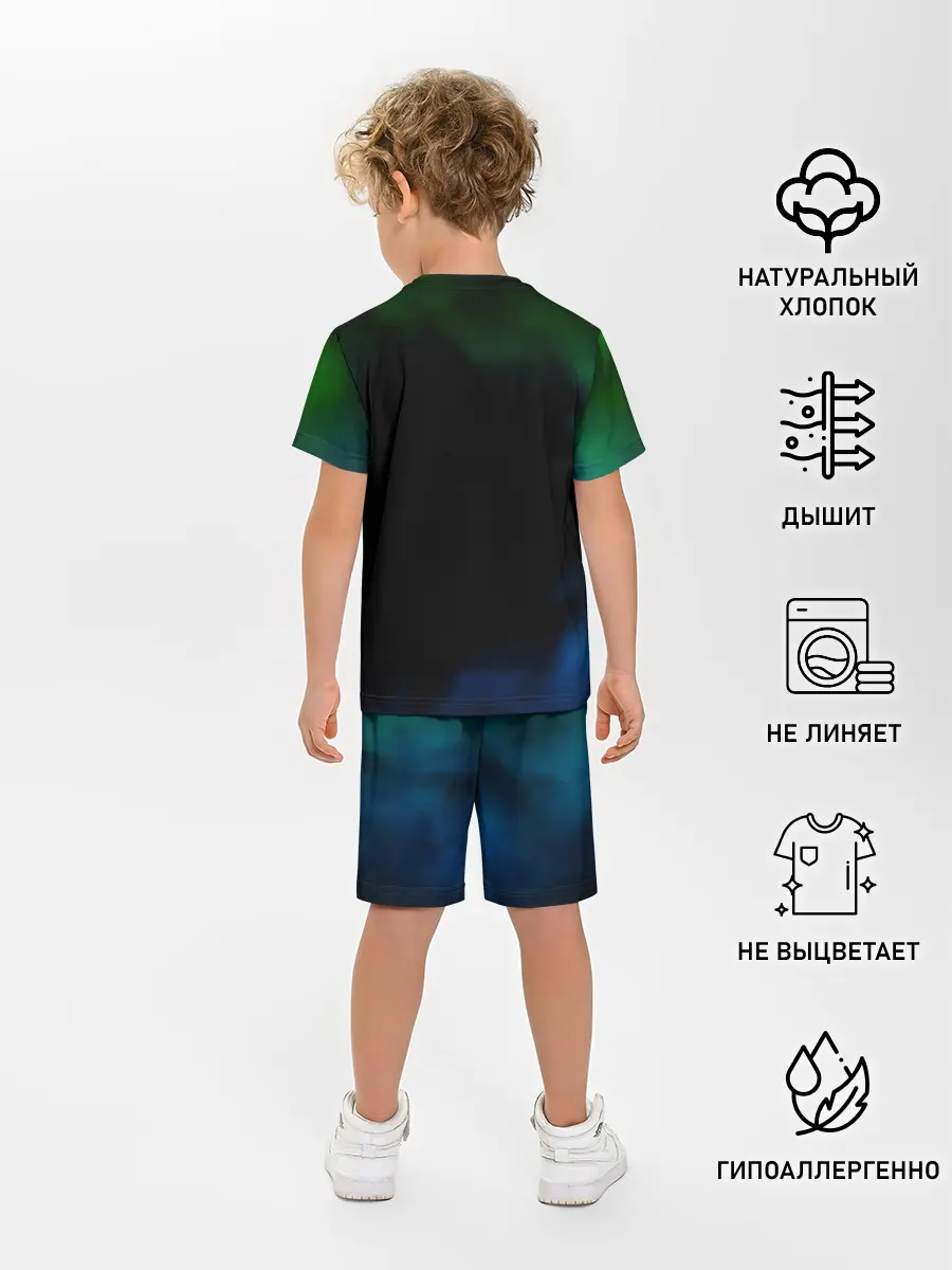 Детская пижама с шортами / Гию и Танджиро Kimetsu no Yaiba