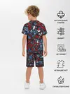 Детская пижама с шортами / RedBlue stikers