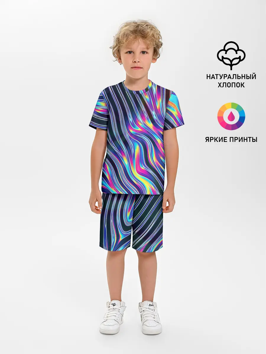 Детская пижама с шортами / DIGITAL ABSTRACT