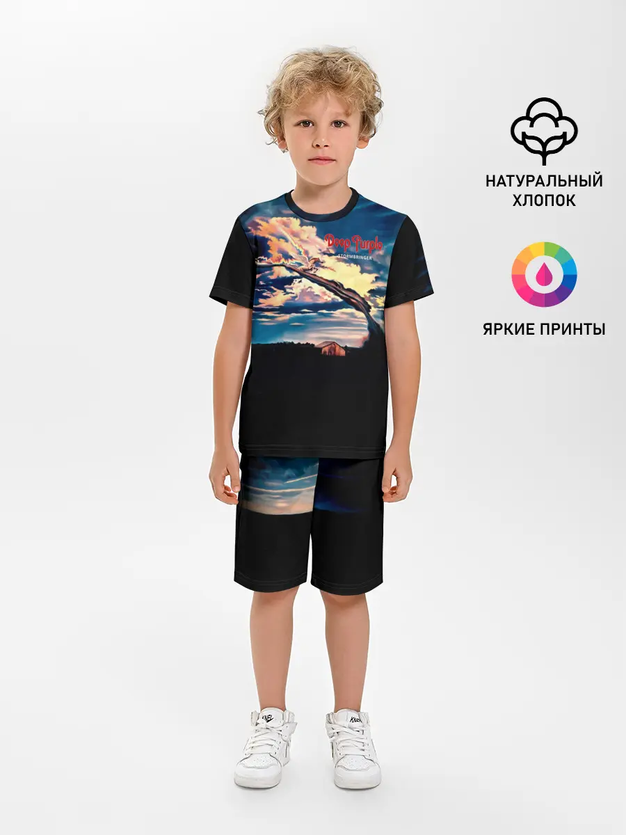 Детская пижама с шортами / Deep Purple - Stormbringer