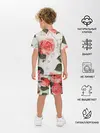 Детская пижама с шортами / Нежные розы