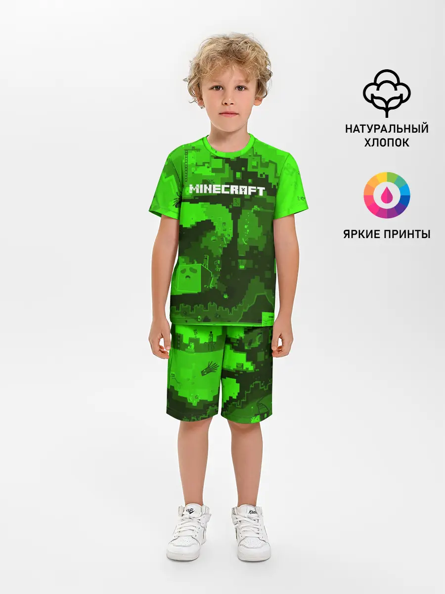 Детская пижама с шортами / MINECRAFT