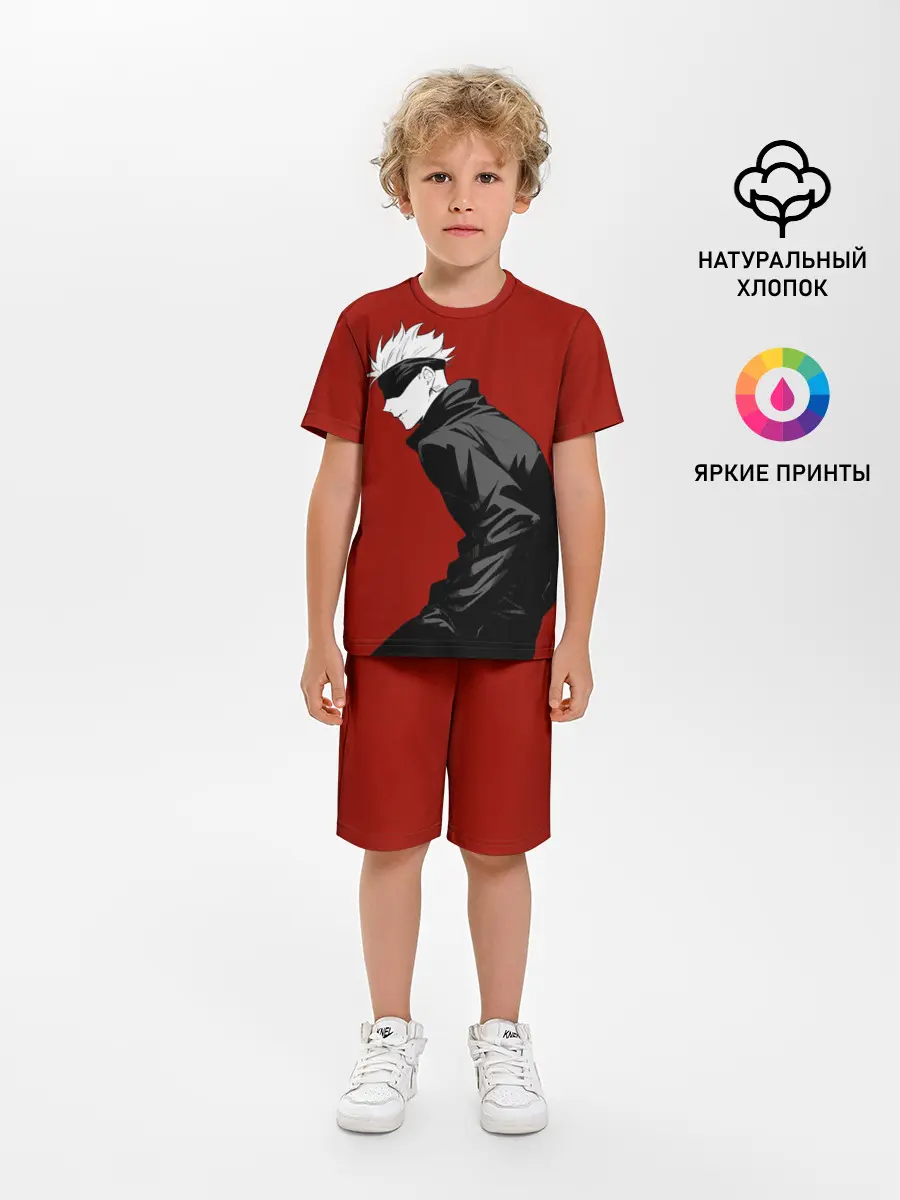 Детская пижама с шортами / Годжо Магическая Битва