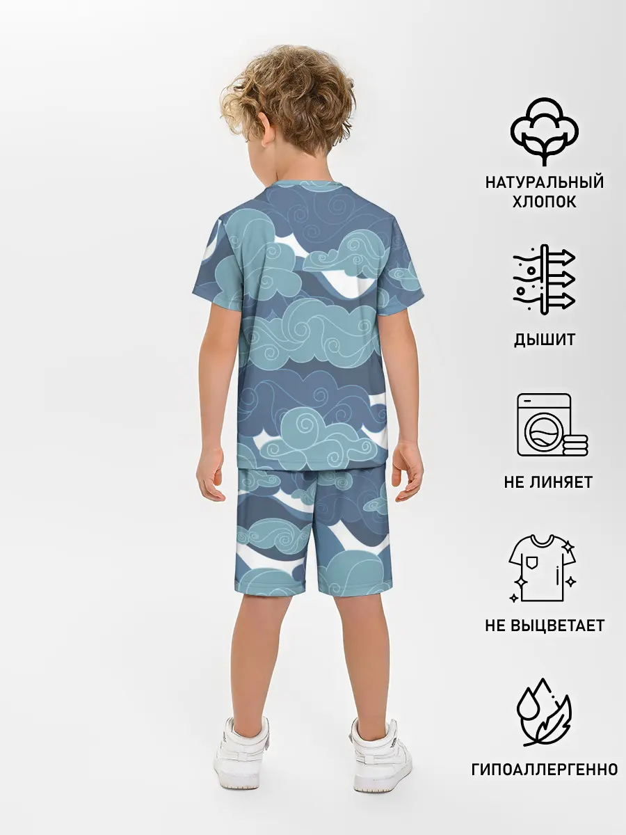 Детская пижама с шортами / Небо над Китаем