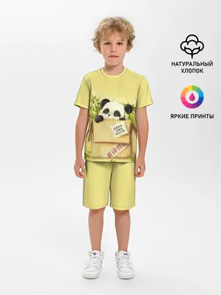 Детская пижама с шортами / Заказывали Панду? ?