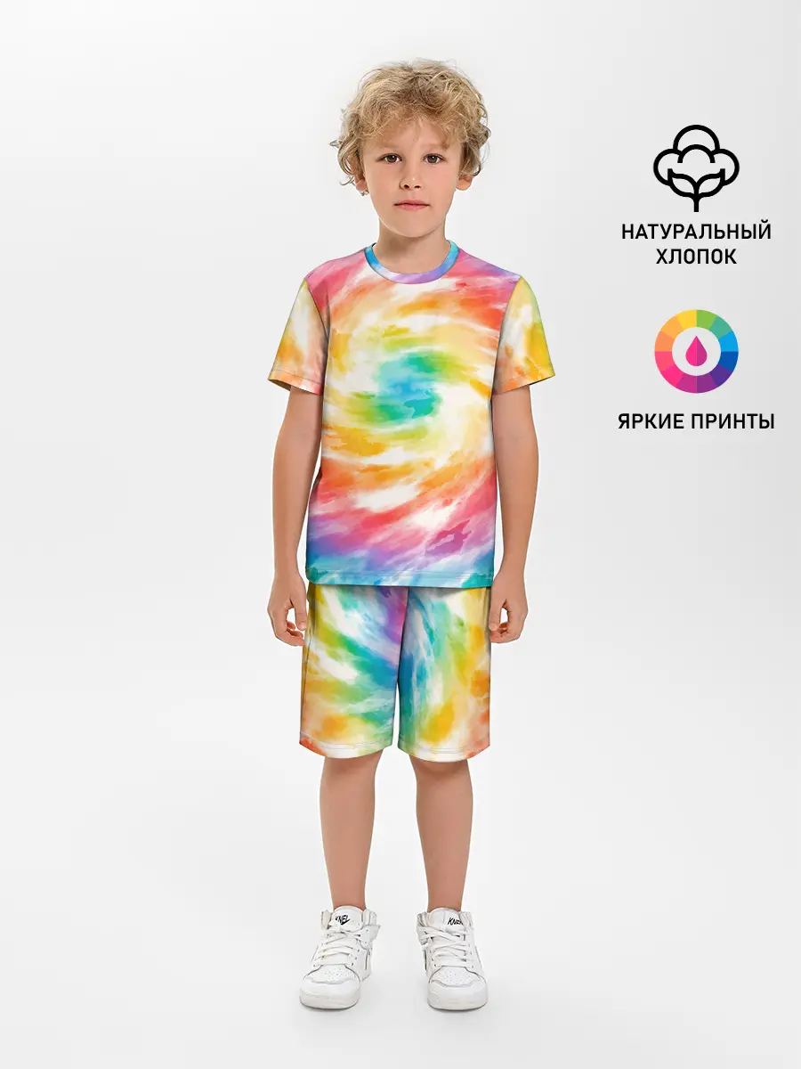 Детская пижама с шортами / РАДУЖНЫЙ УРАГАН | HURRICANE
