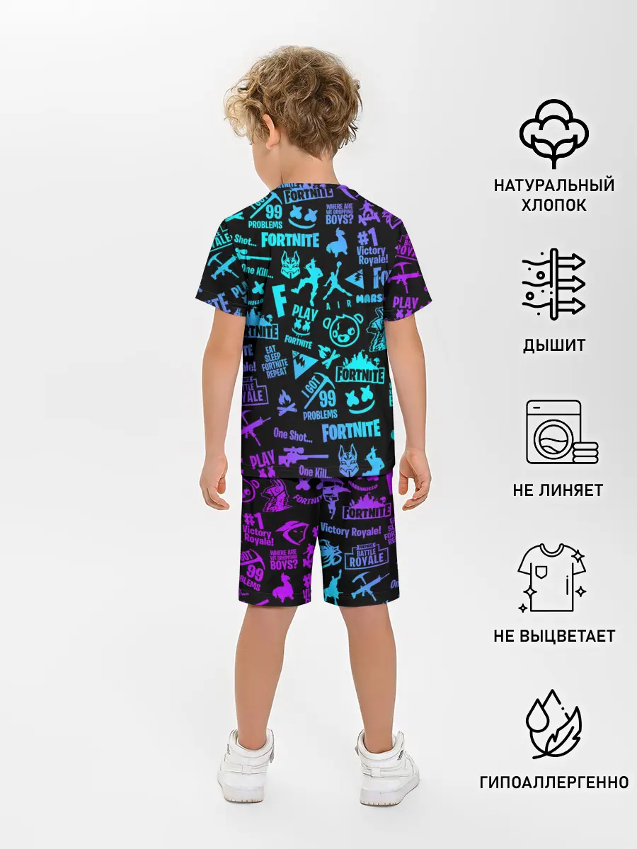 Детская пижама с шортами / FORTNITE