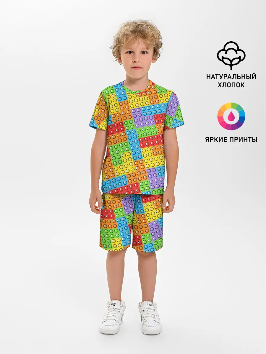 Детская пижама с шортами / POP IT / SIMPLE DIMPLE