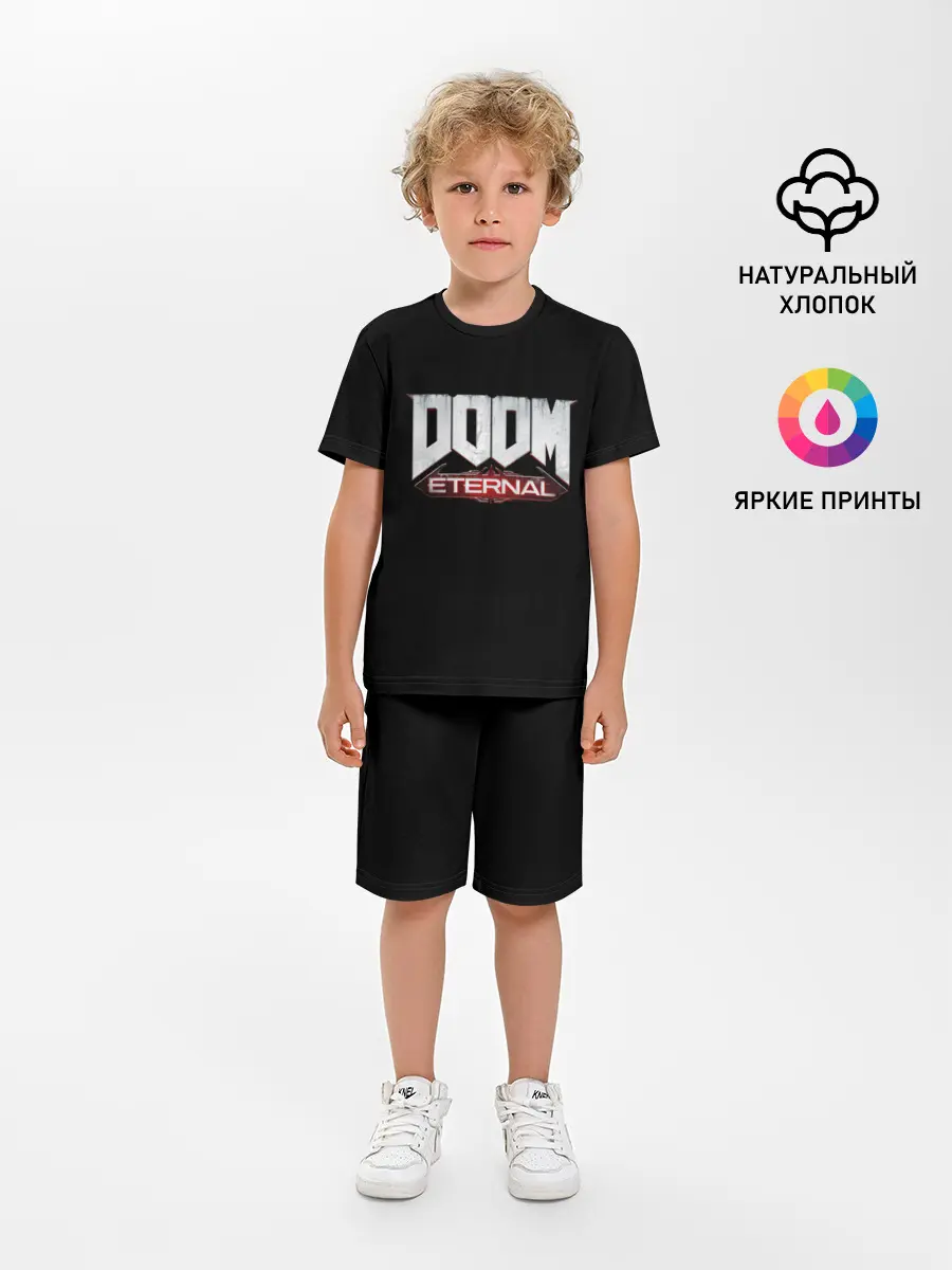 Детская пижама с шортами / Logo+