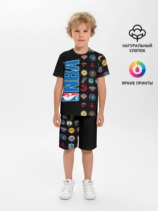 Детская пижама с шортами / NBA
