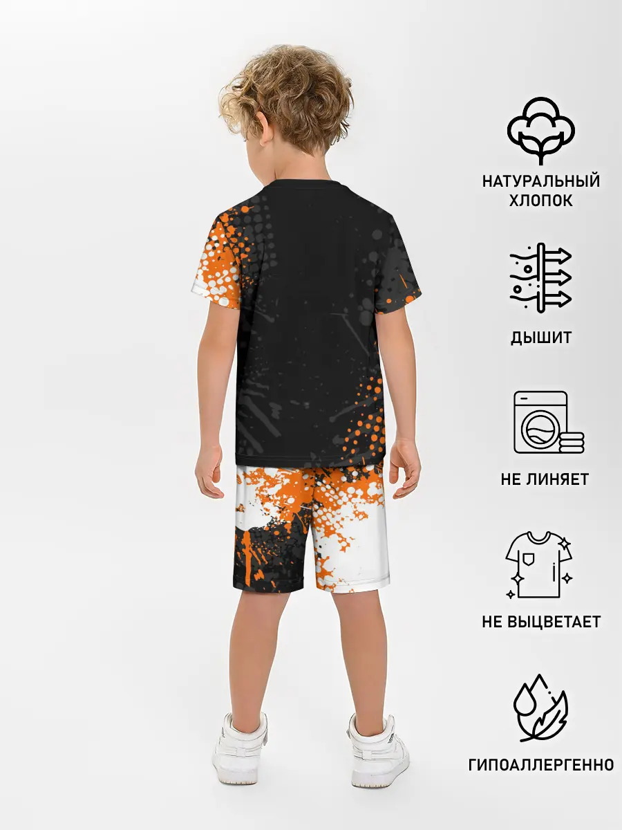 Детская пижама с шортами / KTM MOTORCYCLES / КТМ МОТОЦИКЛЫ