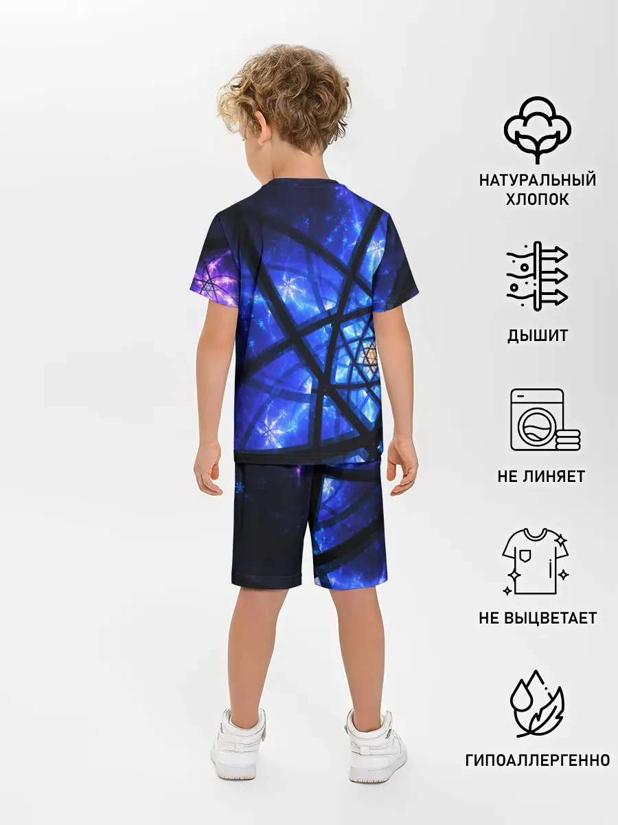 Детская пижама с шортами / SPACE PSY