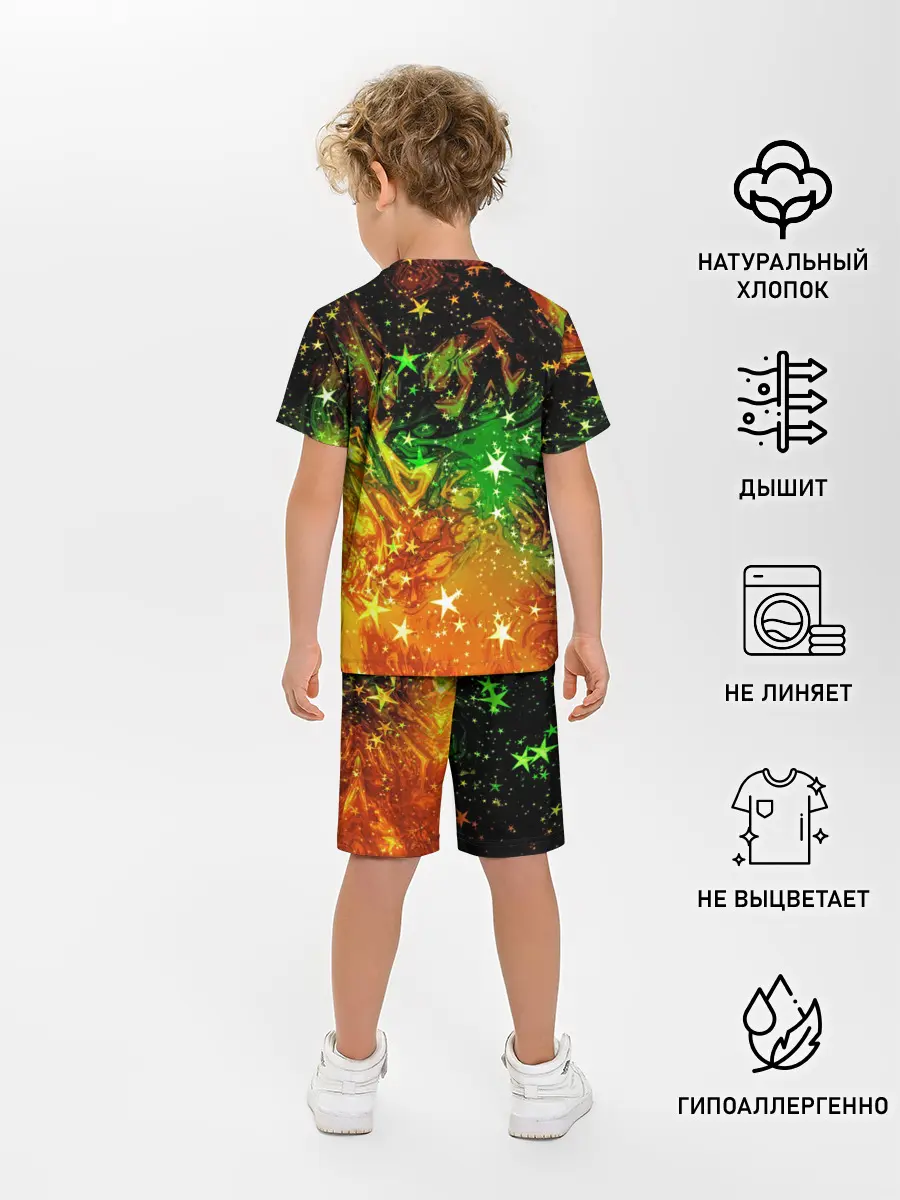 Детская пижама с шортами / Cosmo Octopus