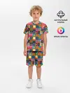 Детская пижама с шортами / Печворк. Мозаика.Настроение