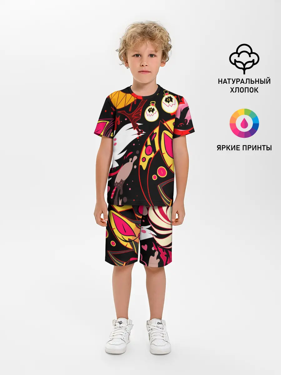 Детская пижама с шортами / Hazbin Hotel