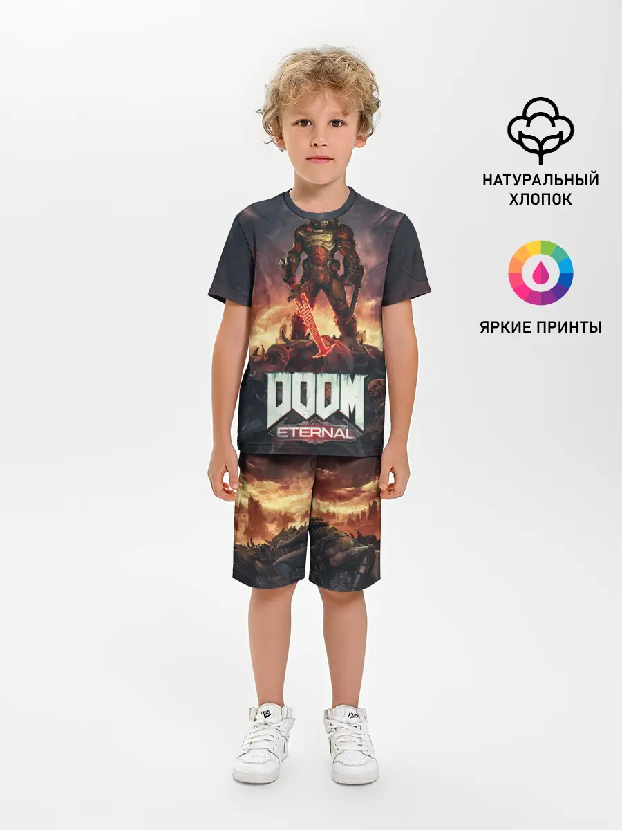 Детская пижама с шортами / DOOM ETERNAL