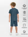 Детская пижама с шортами / Стильный узор
