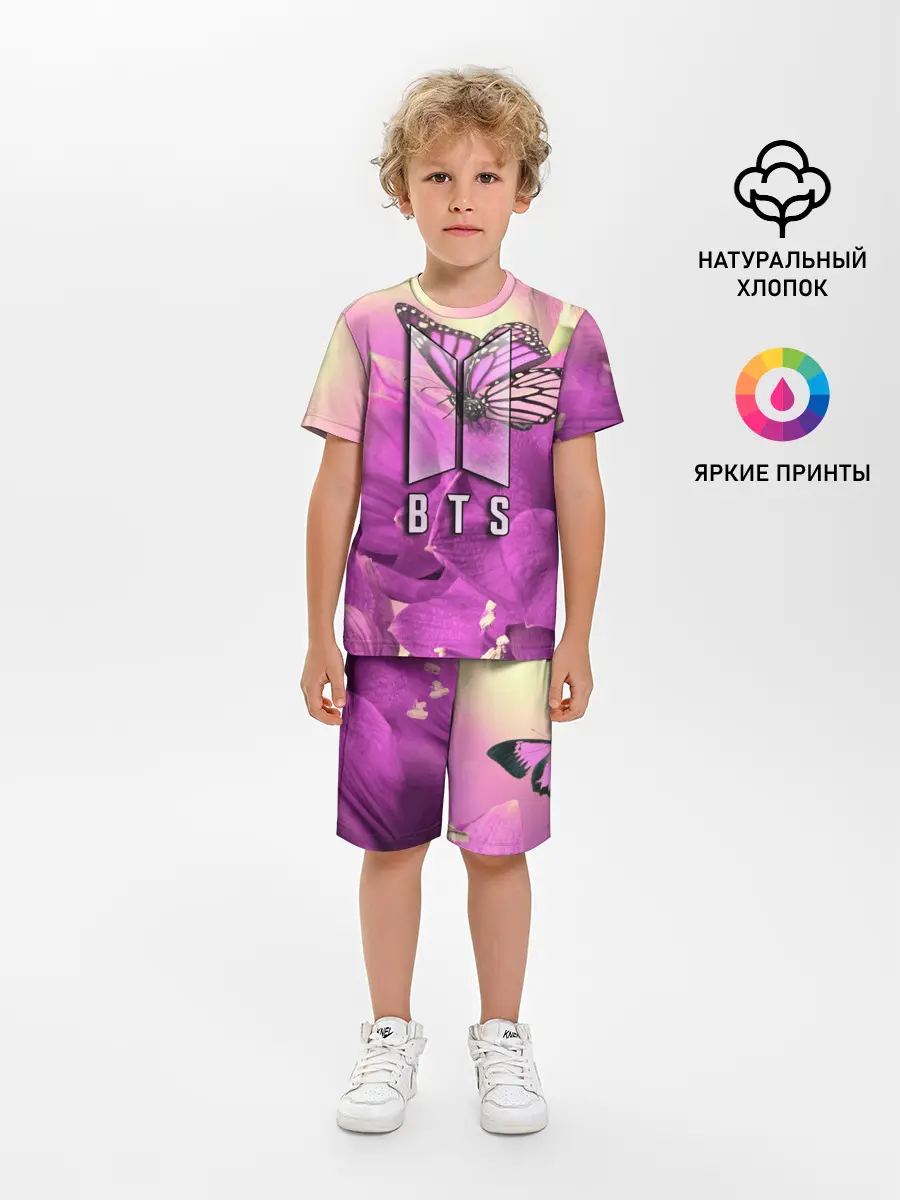 Детская пижама с шортами / BTS