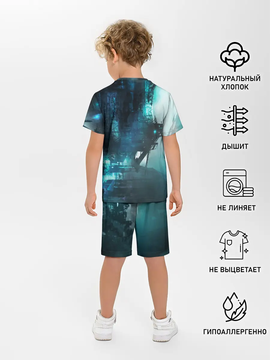 Детская пижама с шортами / Cyberpunk 2077