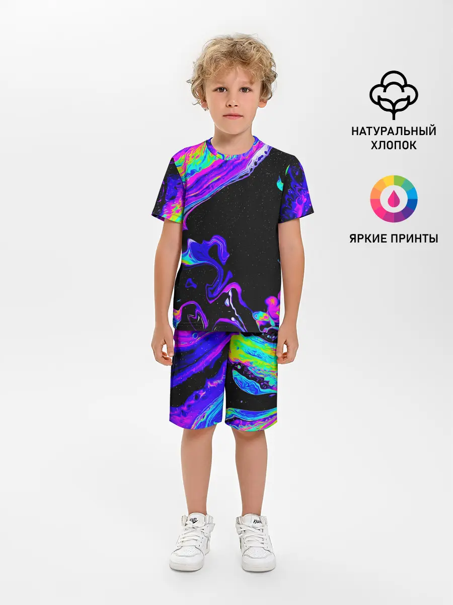 Детская пижама с шортами / DIGITAL ABSTRACT