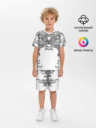 Детская пижама с шортами / Фэнтези мотылёк
