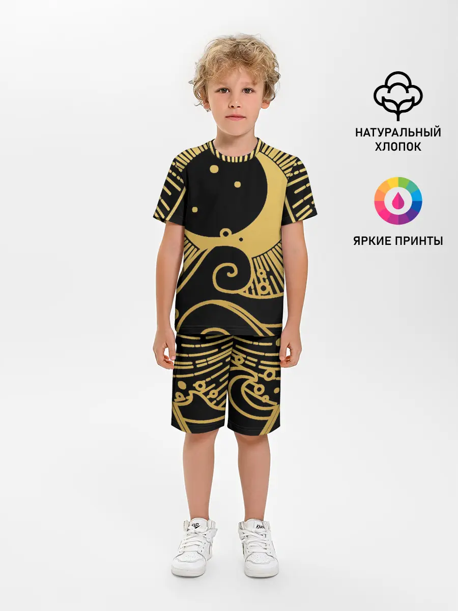 Детская пижама с шортами / Море