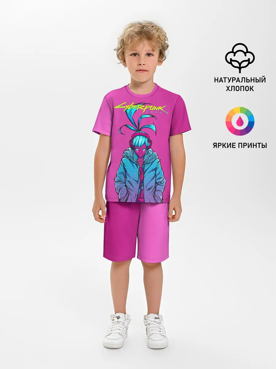 Детская пижама с шортами / Cyberpunk 2077