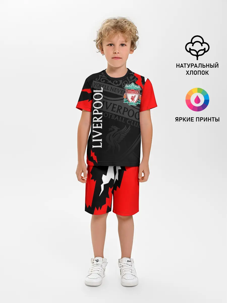 Детская пижама с шортами / LIVERPOOL / ЛИВЕРПУЛЬ / СПОРТ