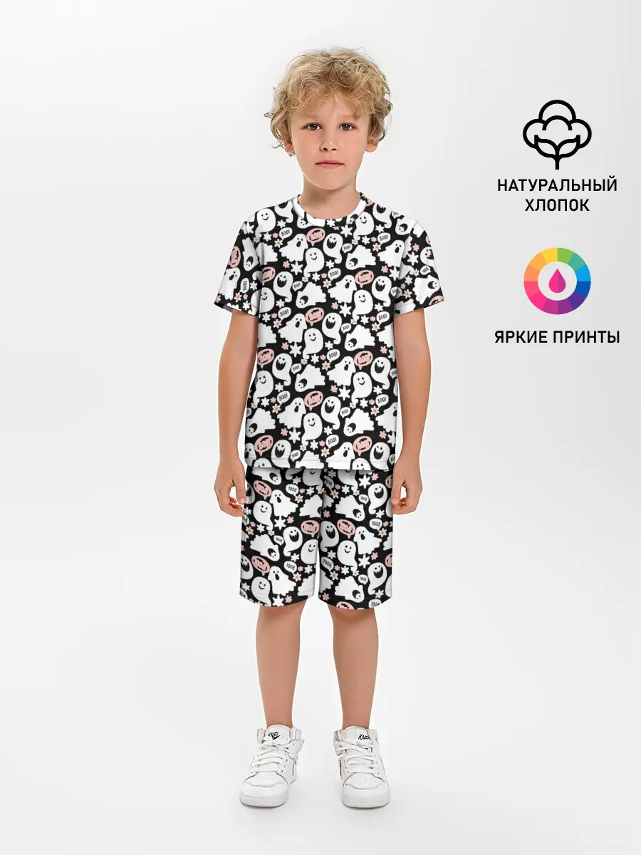 Детская пижама с шортами / Patern Halloween 19