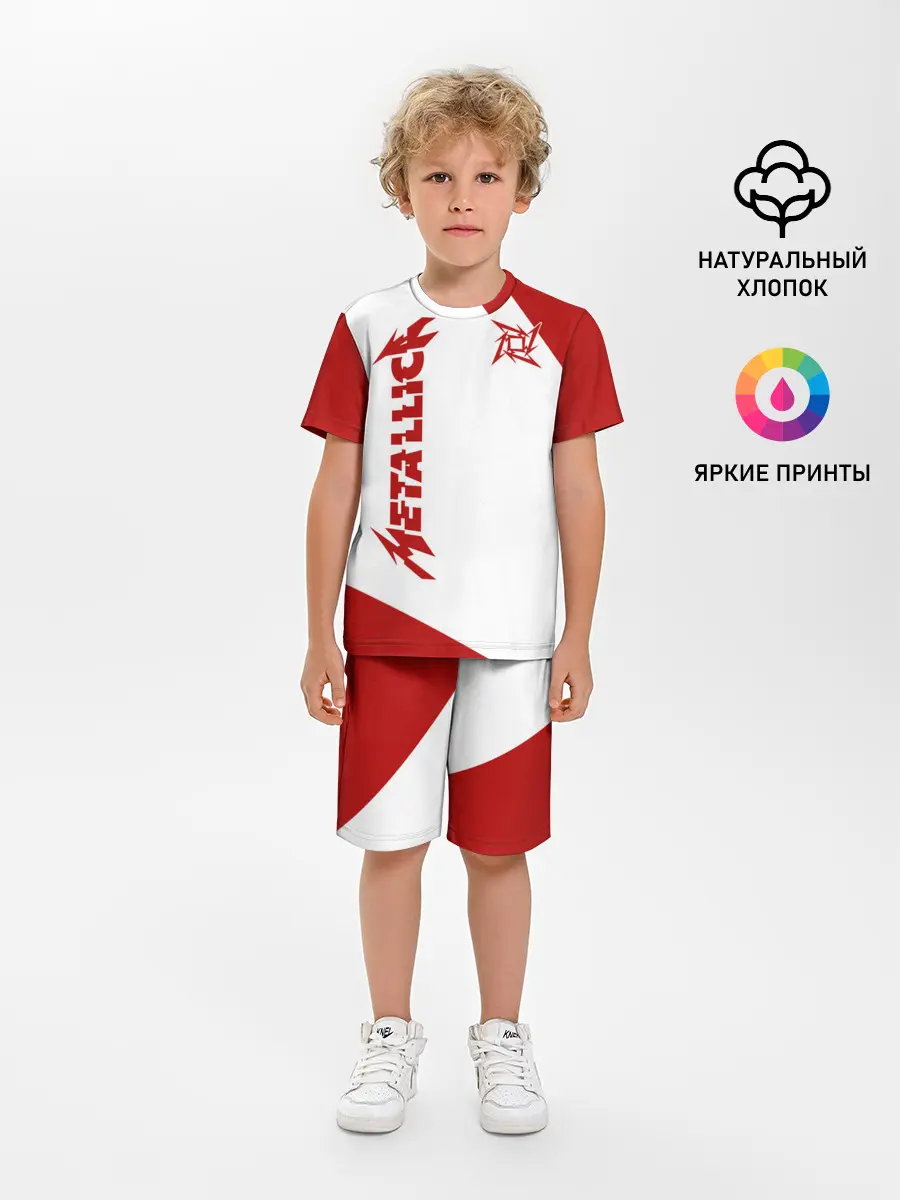 Детская пижама с шортами / Metallica