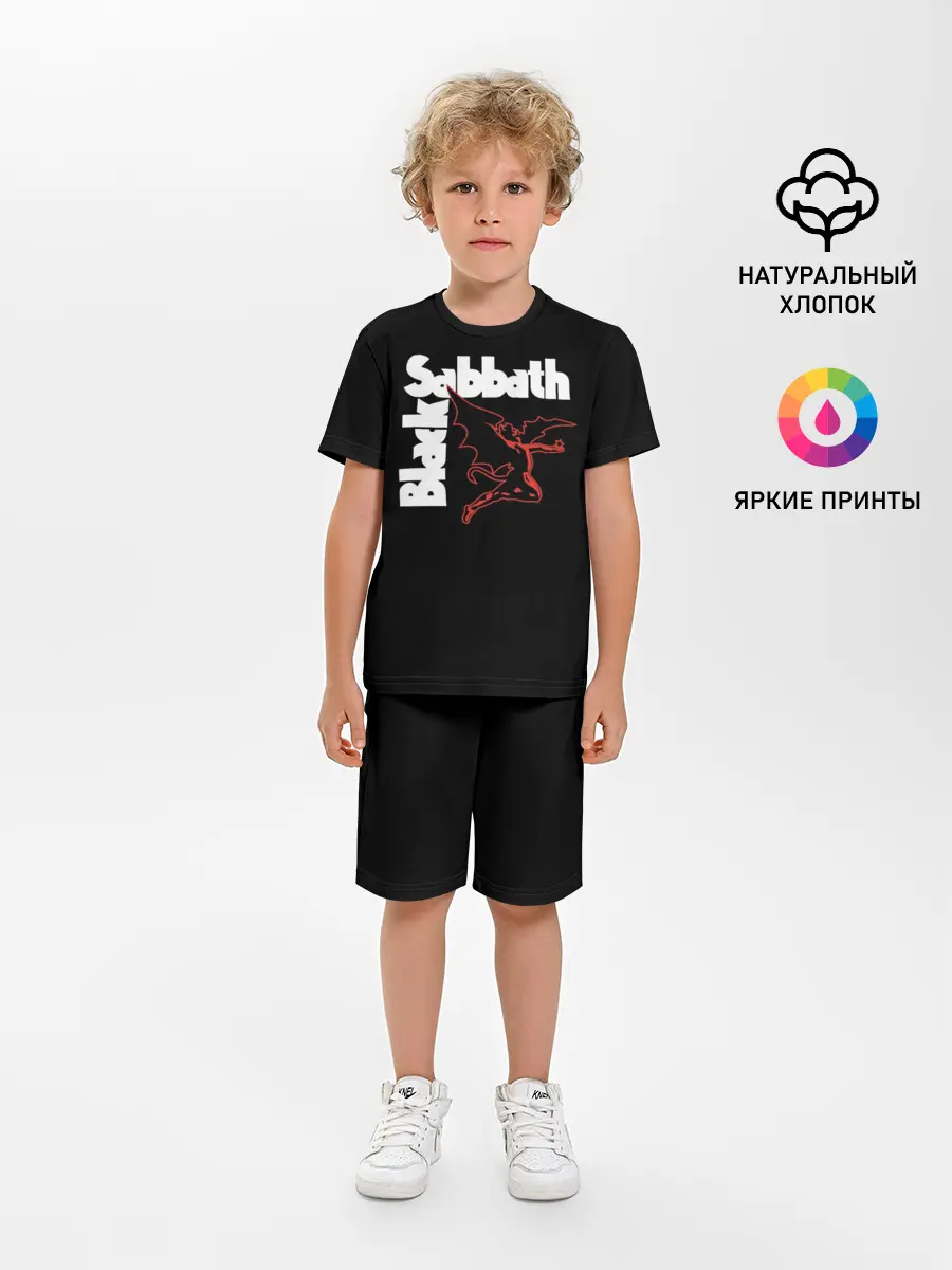 Детская пижама с шортами / BLACK SABBATH.