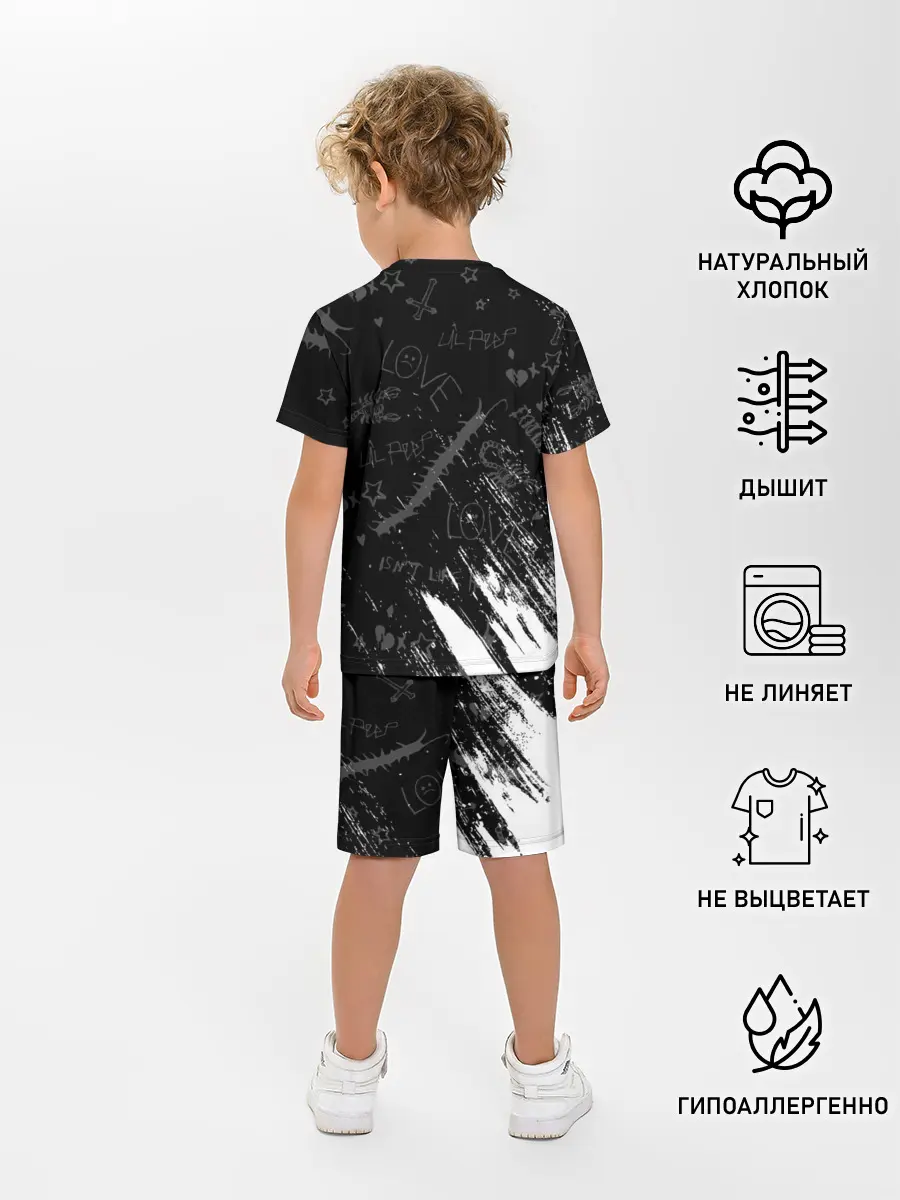 Детская пижама с шортами / LIL PEEP / ЛИЛ ПИП