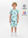 Детская пижама с шортами / Единорогие киты