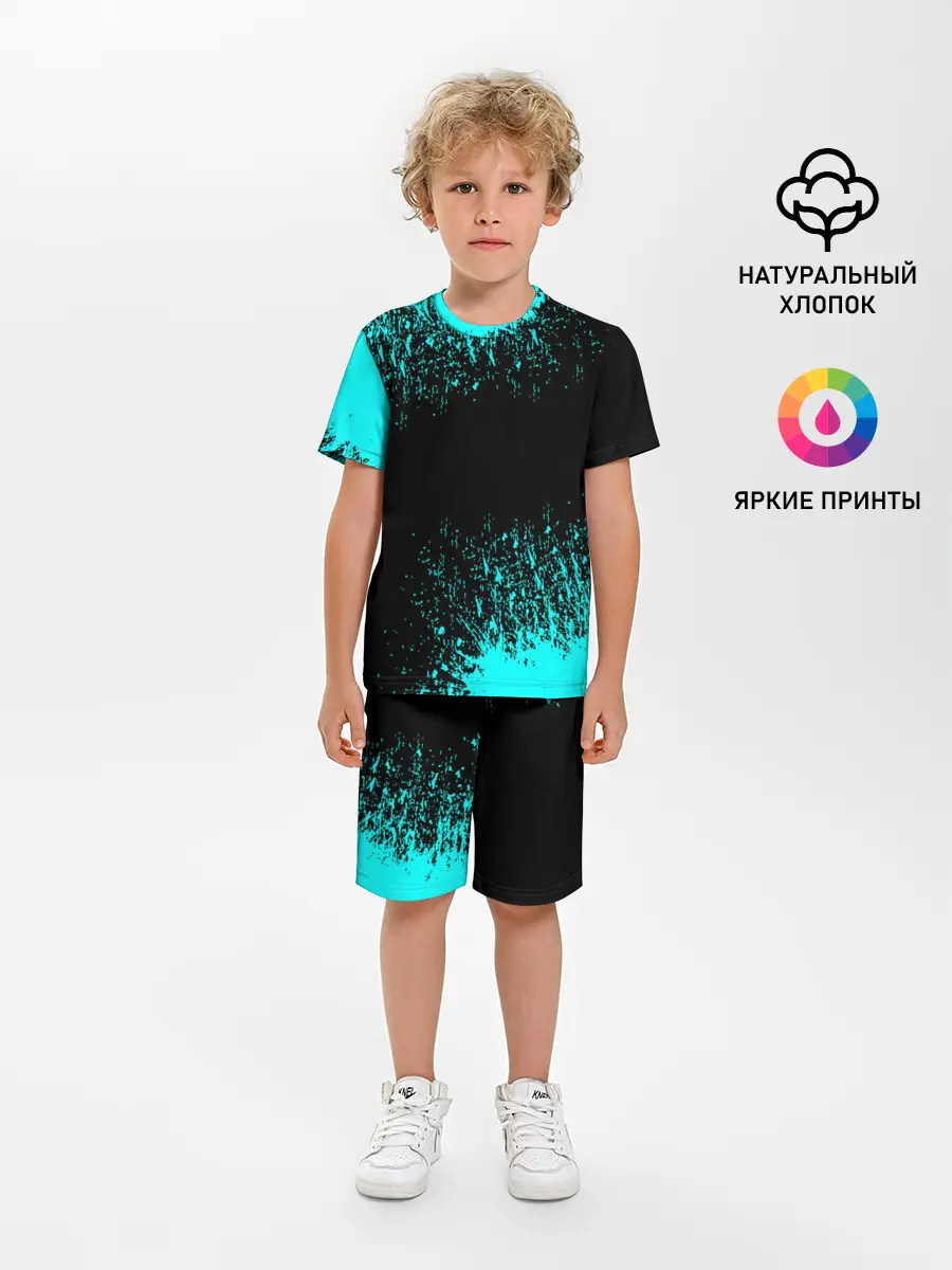 Детская пижама с шортами / Краска