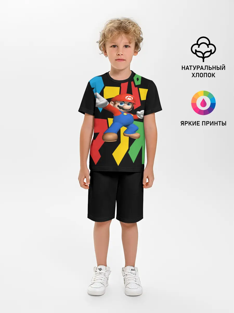 Детская пижама с шортами / mario