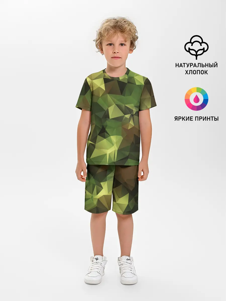 Детская пижама с шортами / МИЛИТАРИ