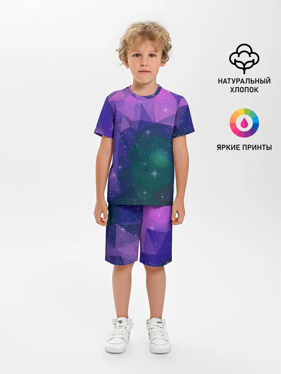 Детская пижама с шортами / SPACE