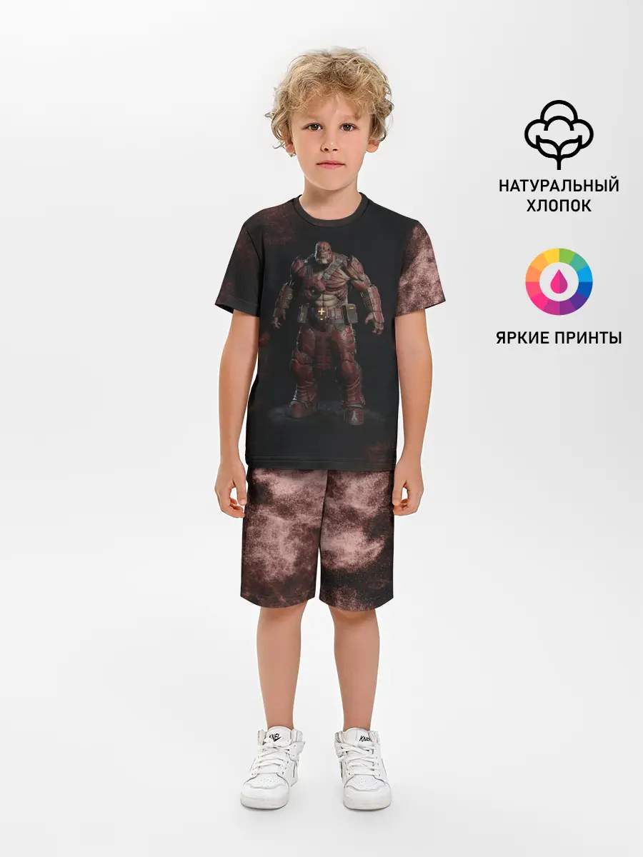 Детская пижама с шортами / NPC | ШЕСТЕРЕНКИ | ЛОГО