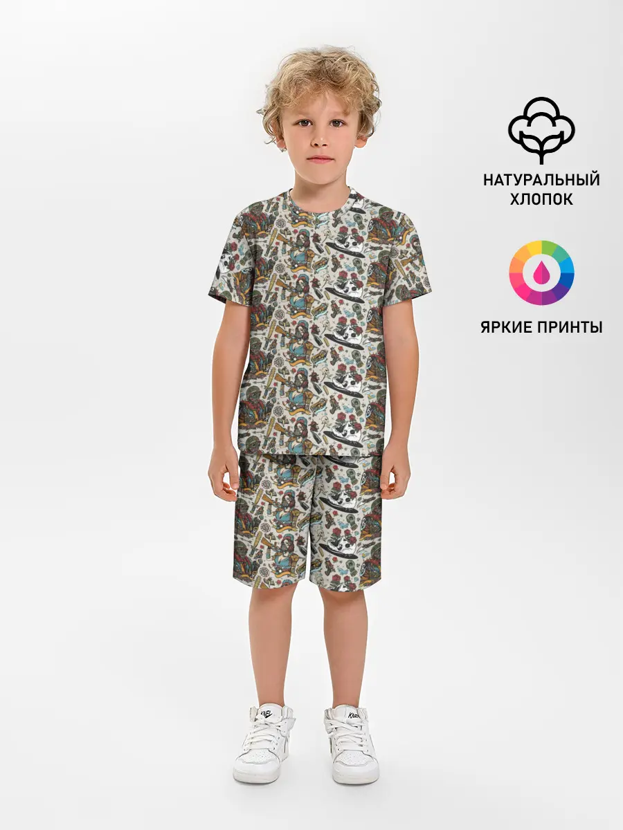 Детская пижама с шортами / апокалипсис / конец света