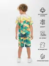 Детская пижама с шортами / Ромбики