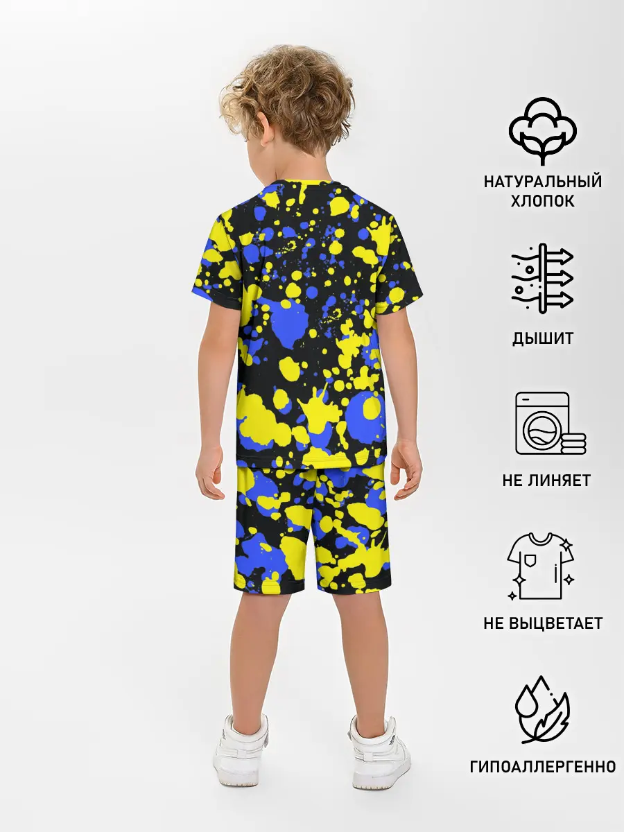 Детская пижама с шортами / кот аристократ