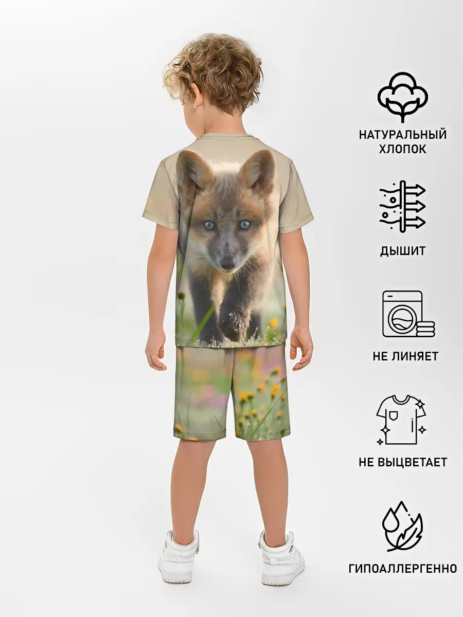 Детская пижама с шортами / Лисичка