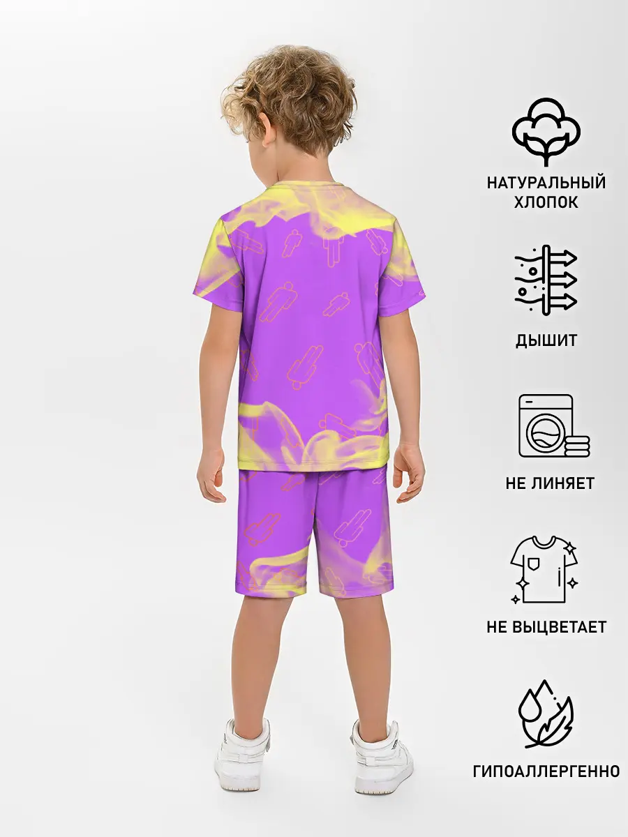 Детская пижама с шортами / BILLIE EILISH / БИЛЛИ АЙЛИШ