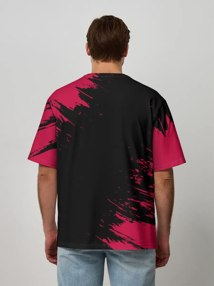 Мужская футболка оверсайз / SAAB / Сааб