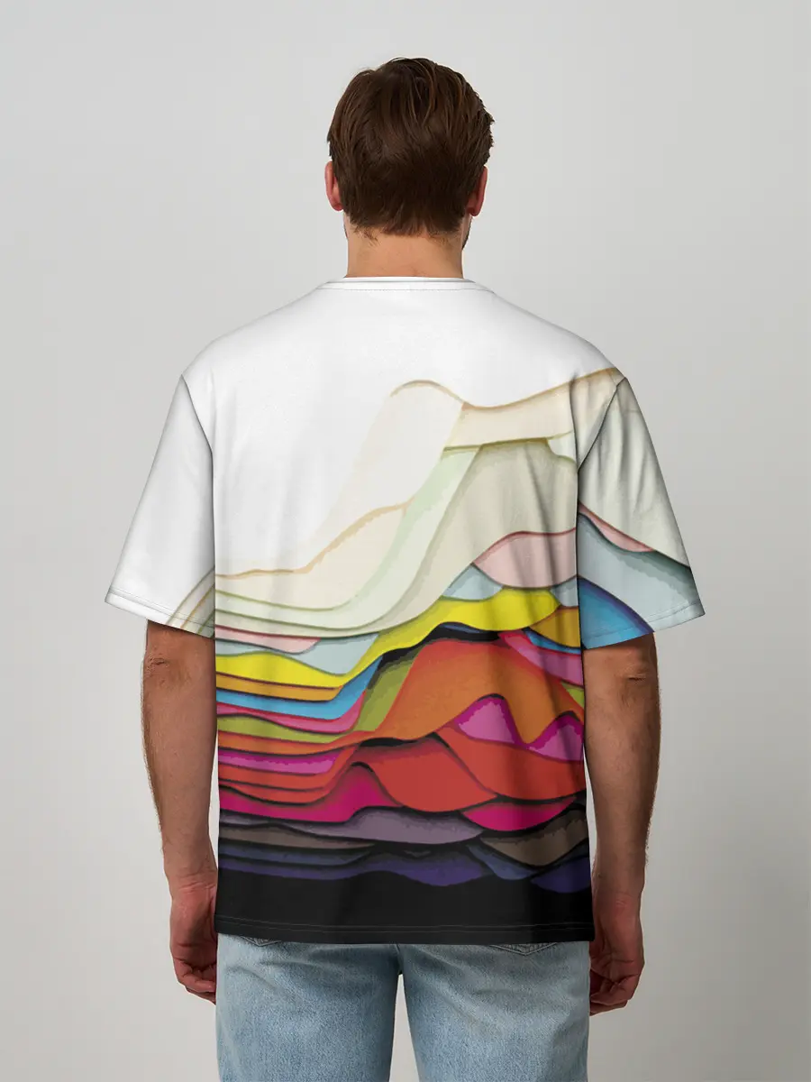 Мужская футболка оверсайз / Color
