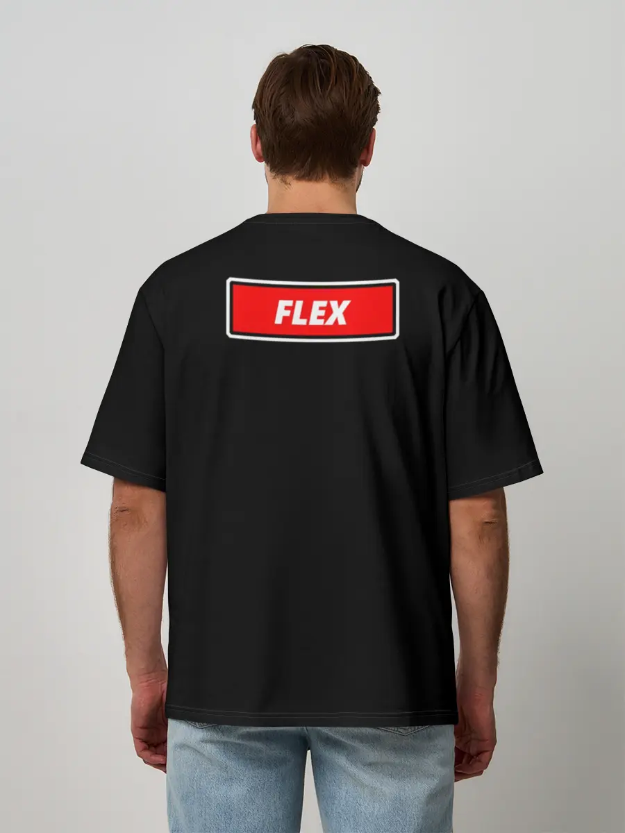 Мужская футболка оверсайз / Ricardo Milos - Flex