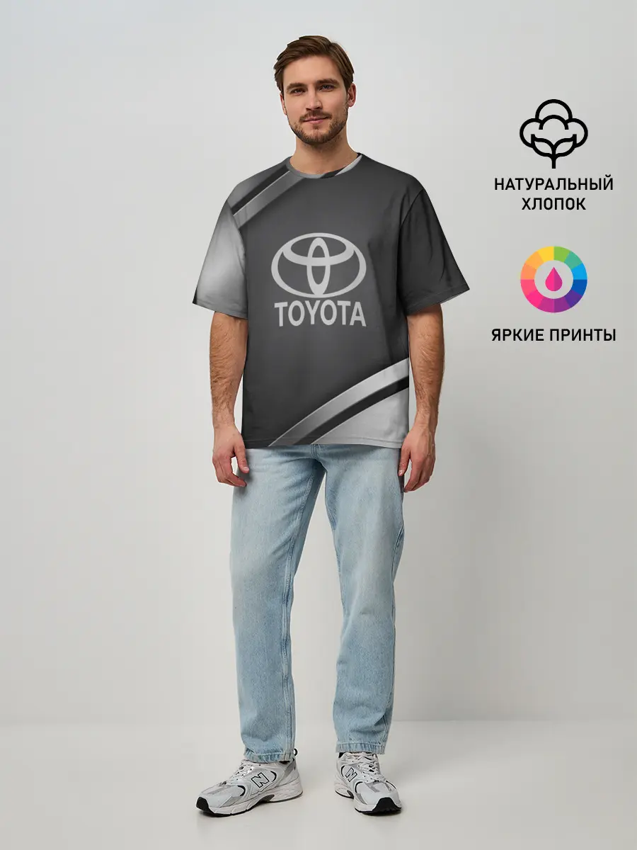 Мужская футболка оверсайз / TOYOTA SPORT
