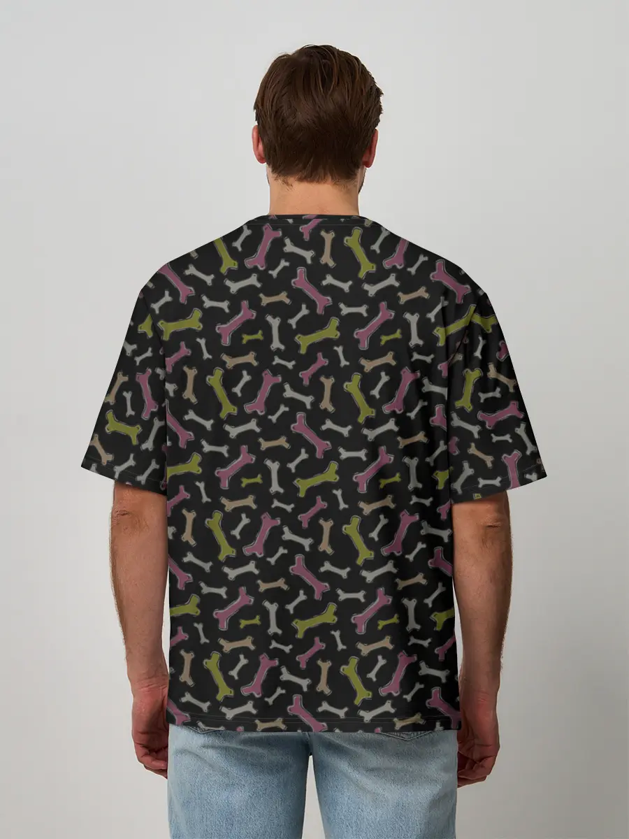 Мужская футболка оверсайз / Я люблю Хэллоуин