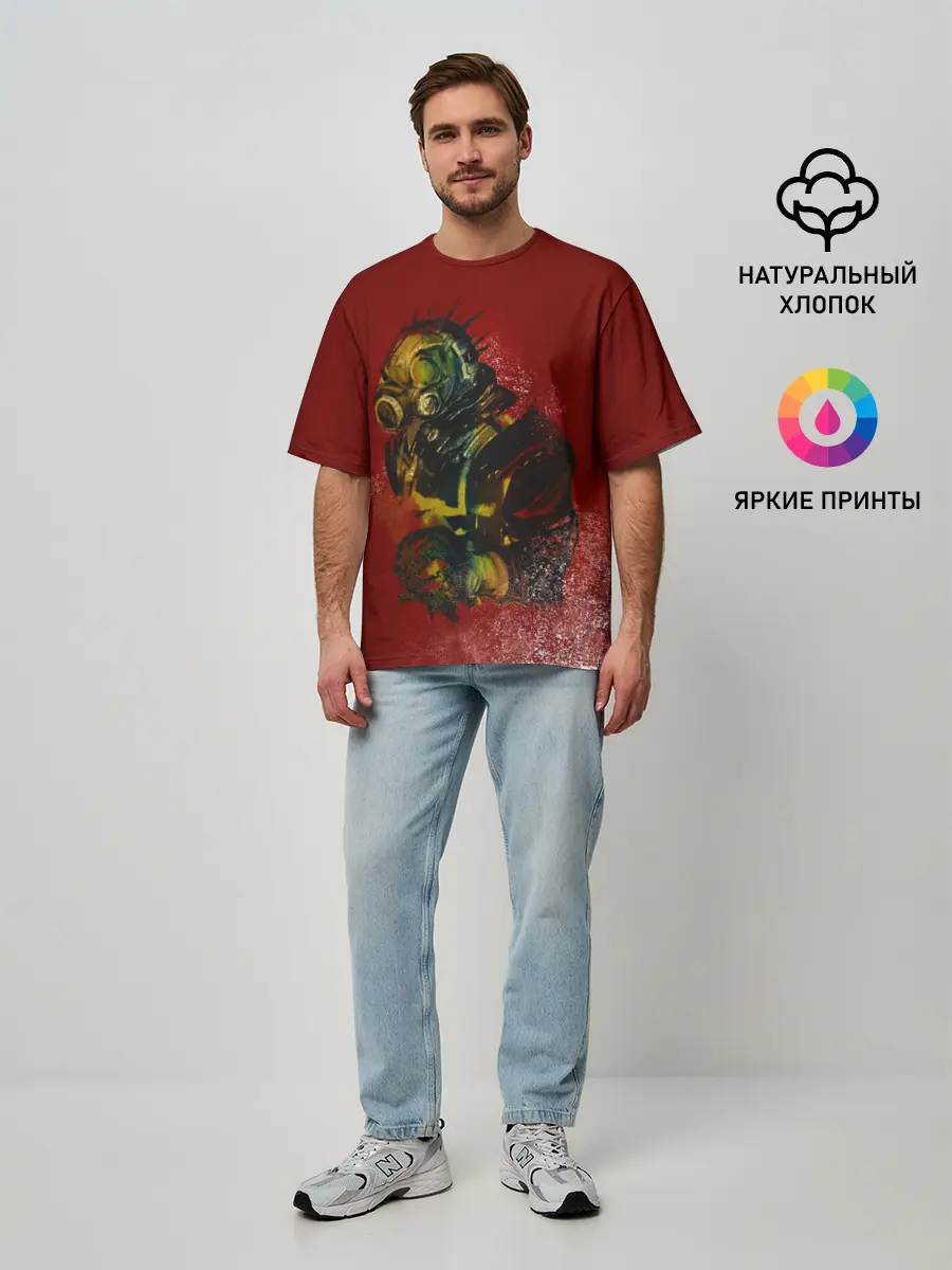 Мужская футболка оверсайз / Magician Killer