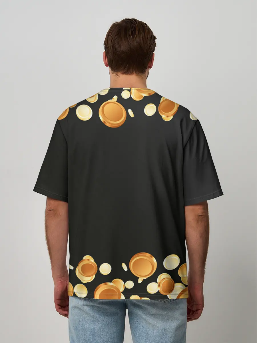 Мужская футболка оверсайз / Криптовалюта | Crypto